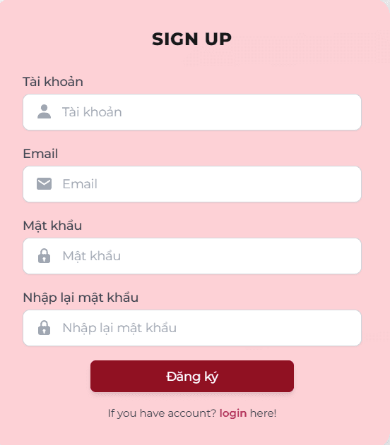 Bước 1 - Tạo tài khoản